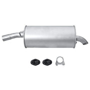 Hella End Silencer Rear fits Ford Fiesta V 2004-2009 1.6