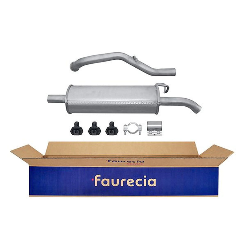 Hella End Silencer Rear fits Renault 19 1989-1995 1.4