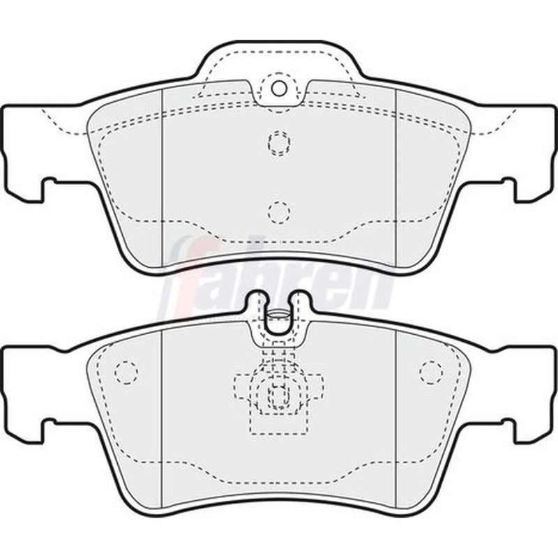 Fahren Front & Rear Brake Discs & Pads fits Mercedes-Benz E-Class T-Model