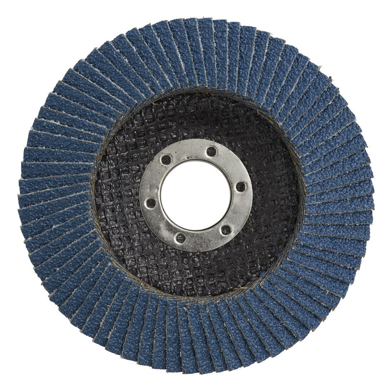 Sealey Flap Disc Zirconium115mm22mm Bore 40Grit FD11540 Sealey - Dynamic Drive
