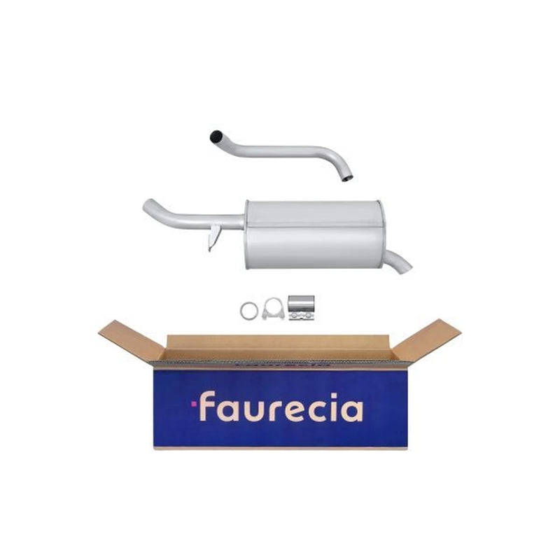 Hella End Silencer Rear fits Renault Kangoo / Grand Kangoo II 2008 on 1.6