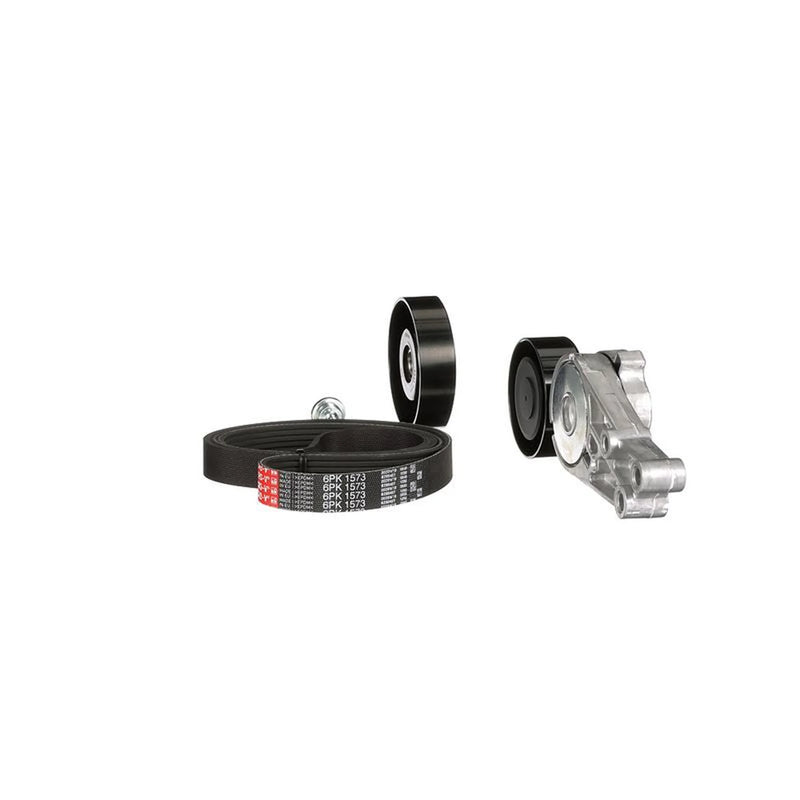Gates V-Ribbed Belt Set fits Audi A4 B6 2000-2005 1.6 1.8 2.0