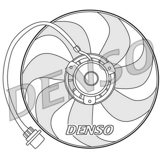 Denso Engine Cooling Fan fits Audi A3 1996-2003 1.6 1.8 1.9