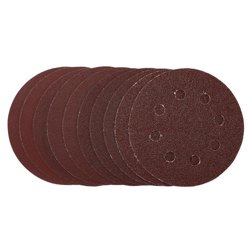 Draper Sanding Discs, 115mm, Hook & Loop, Assorted Grit, (Pack of 10) 53510 Draper - Dynamic Drive
