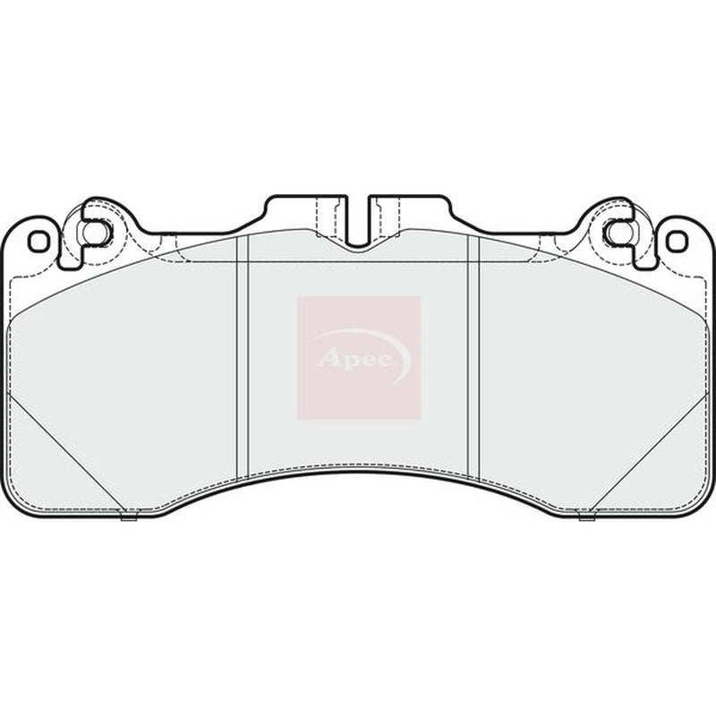Apec Front Brake Pad Set fits Lexus Gs 2015 on