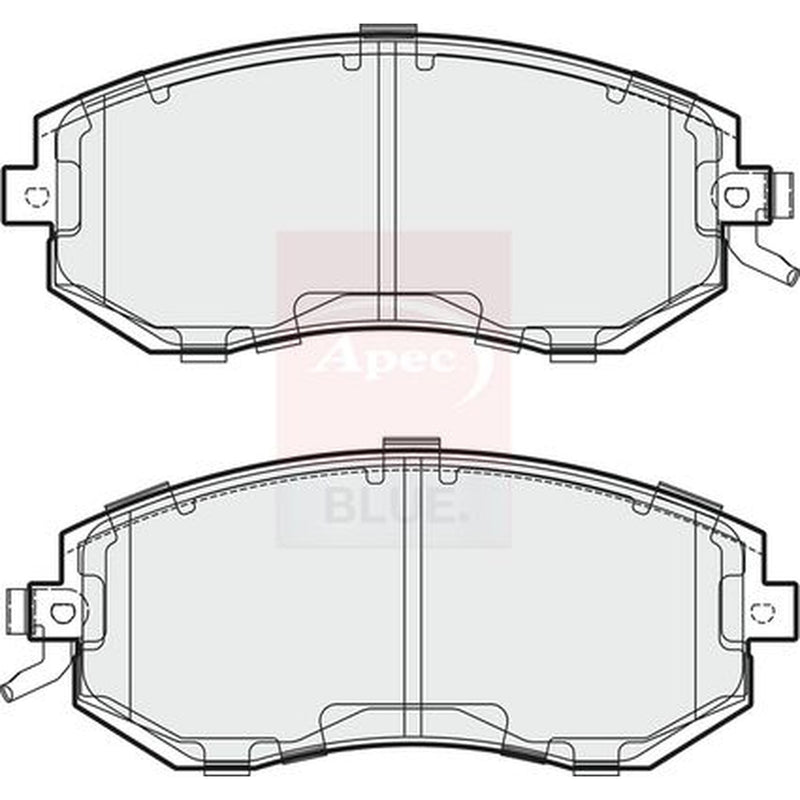 Apec Front & Rear Brake Discs & Pads fits Subaru Forester 2013 on 2.0