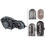 Hella Headlight Headlamp PY21W Left fits Mercedes-Benz E-Class 2002-2008