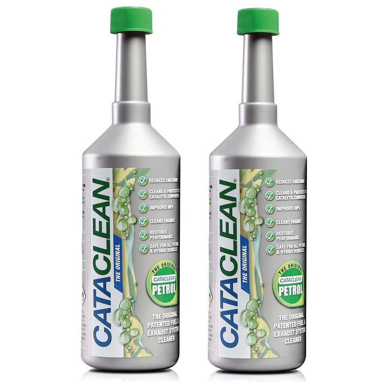 2x Cataclean Petrol Complete Fuel & Exhaust Catalytic Converter Cleaner 500ml Cataclean  - Dynamic Drive