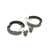 Bosch Brake Shoe Set Axle Kit fits Peugeot 406 1995-2004 1.6 1.8 1.9