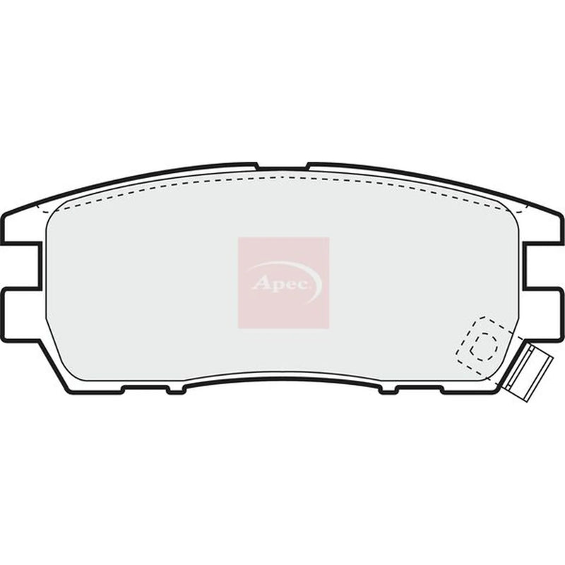 Apec Rear Brake Pad Set PAD794