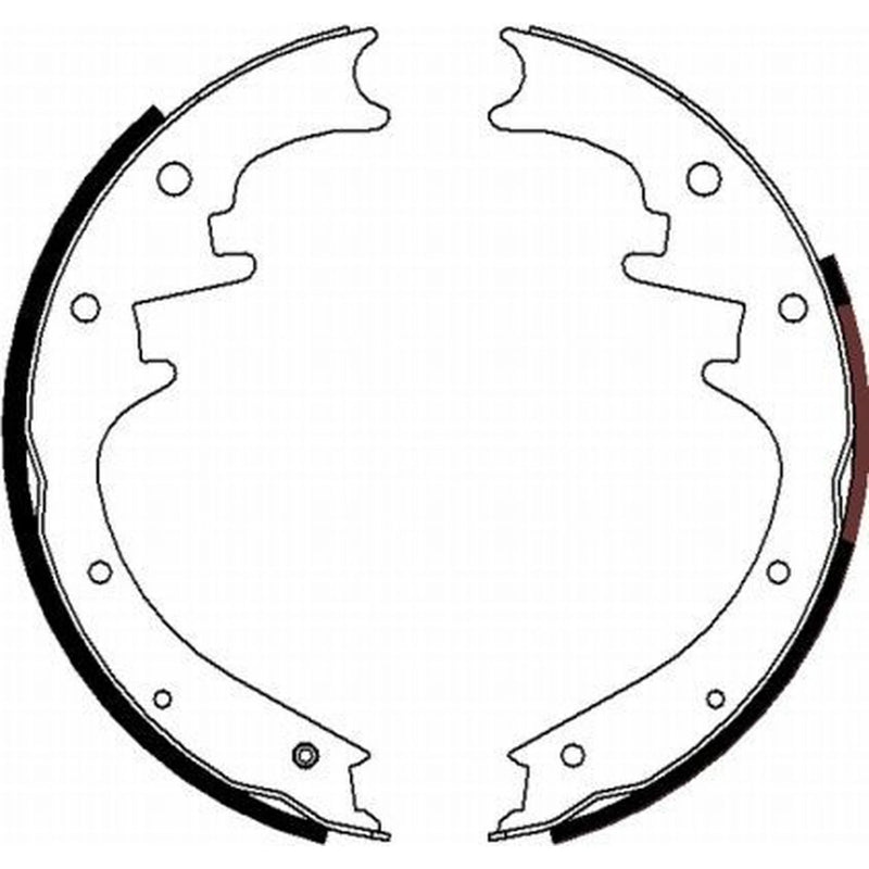 Mintex Brake Shoe Set Axle Kit fits Jeep Cherokee 2001-2008 2.4 2.5 2.8 3.7