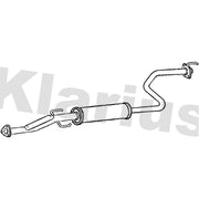 Klarius Box With Centre Pipe Centre fits Honda Civic Aerodeck 1998-2001 1.6