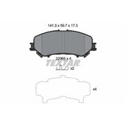Textar Front Brake Pad Set 2206503