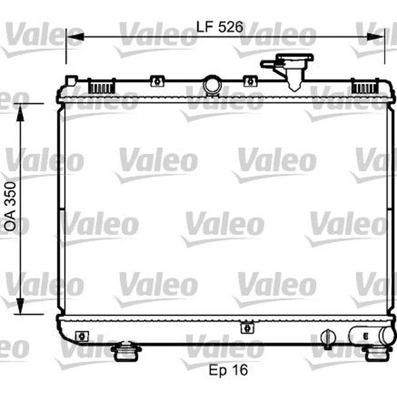 Valeo Engine Radiator 735077