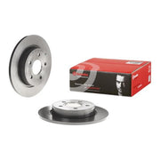 Brembo Rear Brake Solid Discs & Pads fits Ford Focus III 2010-2020 1.6 2.0