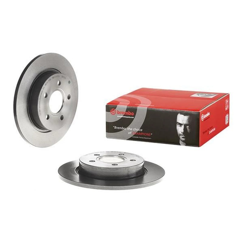 Brembo Rear Brake Solid Discs & Pads fits Ford Focus III 2010-2020 1.6 2.0