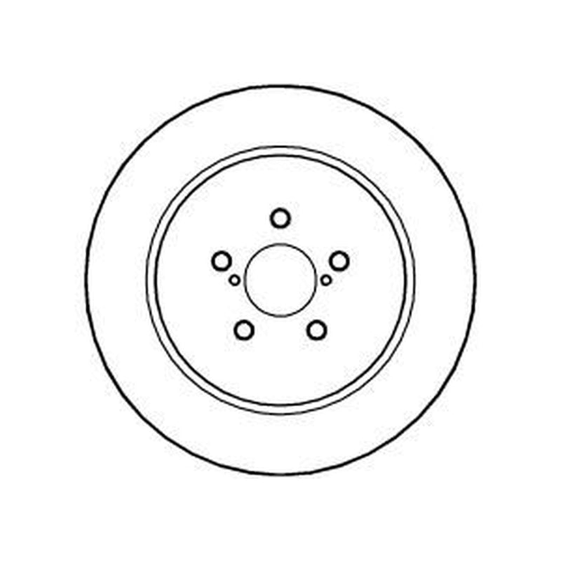 Abtex 2 x Vented Brake Discs fits Subaru Impreza 2001-2007 2.0 2.5