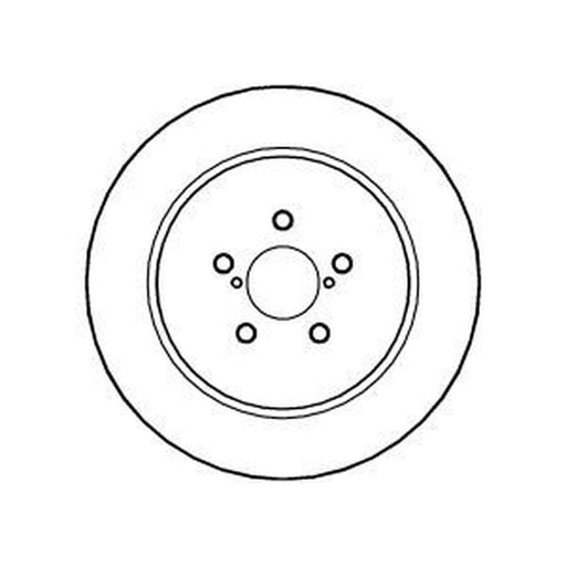 Abtex 2 x Vented Brake Discs fits Subaru Impreza 2001-2007 2.0 2.5