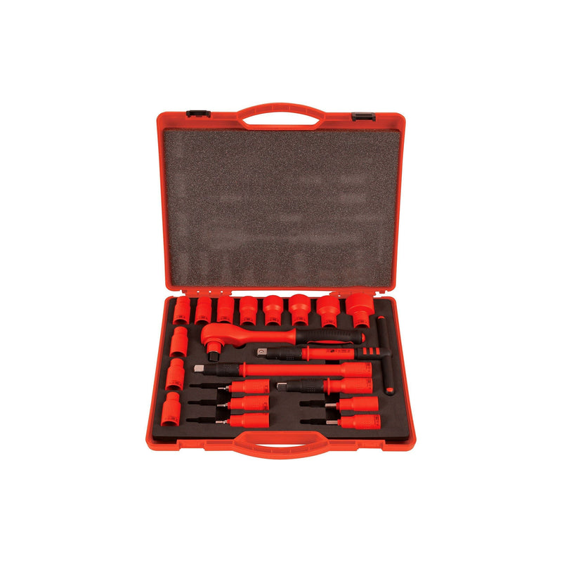 Laser Insulated Socket Set 1/2"D 20pc 6149 Laser - Dynamic Drive