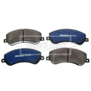 Borg & Beck Front Brake Vented Discs & Pads fits VW Amarok 2010-2022 2.0