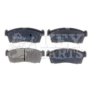 Key Parts 4 x Front Brake Pad Set fits Mitsubishi I 2006-2013 0.7