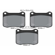 Textar Rear Brake Pad Set 2440101