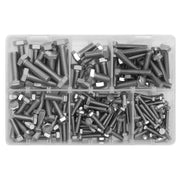 Sealey Stainless Steel Setscrew Assortment M5-M10 150pc AB078SS Sealey - Dynamic Drive