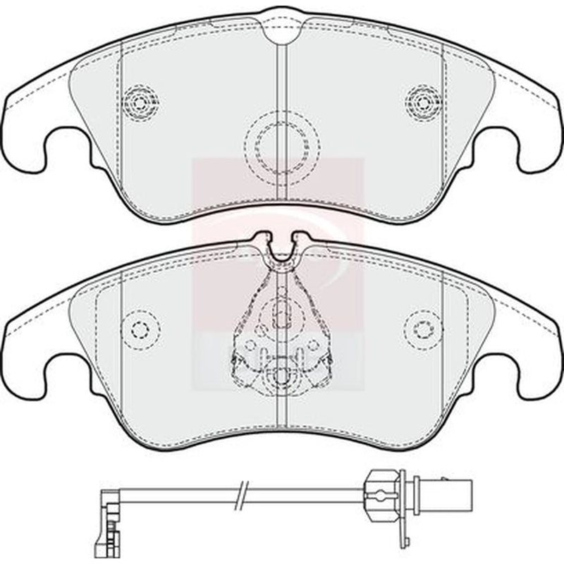 Apec Front Brake Pad Set PD3362