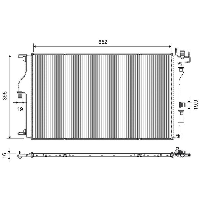 Valeo Engine Radiator 701491 OE 214107273R