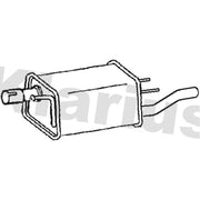 Klarius Box With Tail Pipe Rear fits Opel Combo Box Body/Mpv 2004 on 1.7