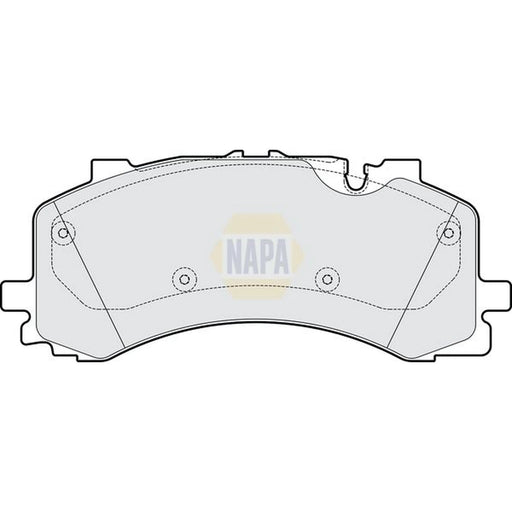 NAPA Front Brake Pad Set NBP1905