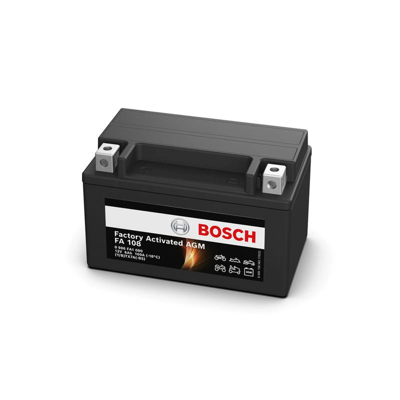 Bosch Batteries Battery 12V 6Ah 100A FA108