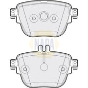 NAPA Rear Brake Pad Set fits Mercedes-Benz Cls 2017-2018