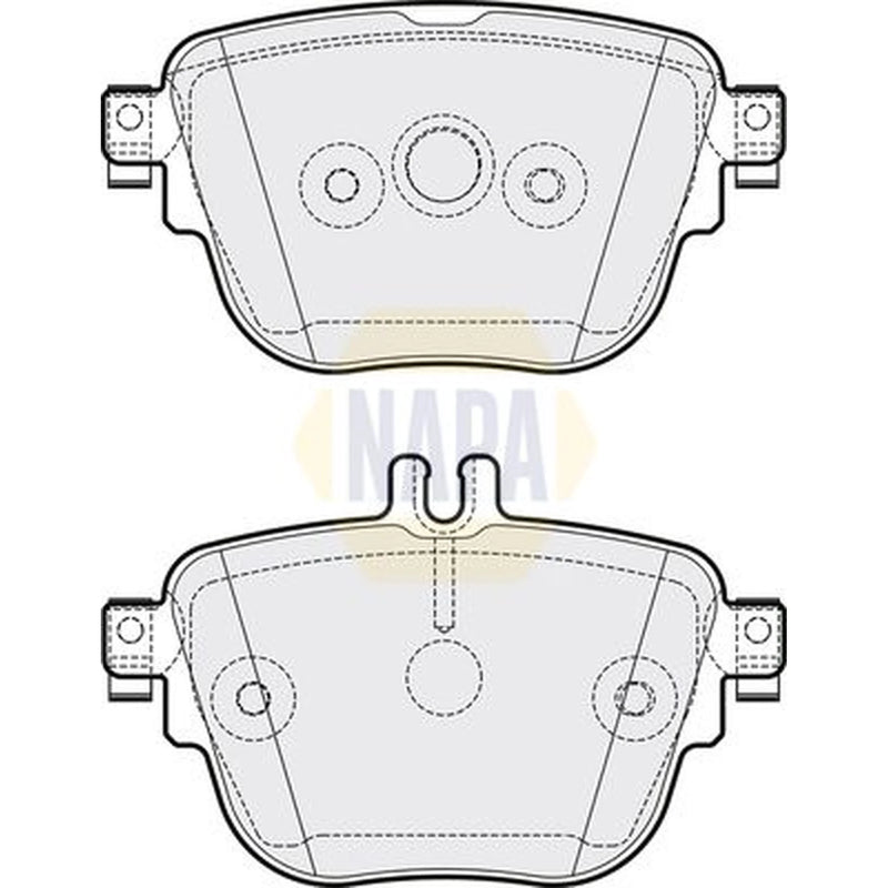 NAPA Rear Brake Pad Set fits Mercedes-Benz Cls 2017-2018
