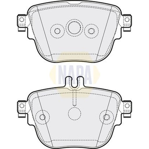NAPA Rear Brake Pad Set NBP1669