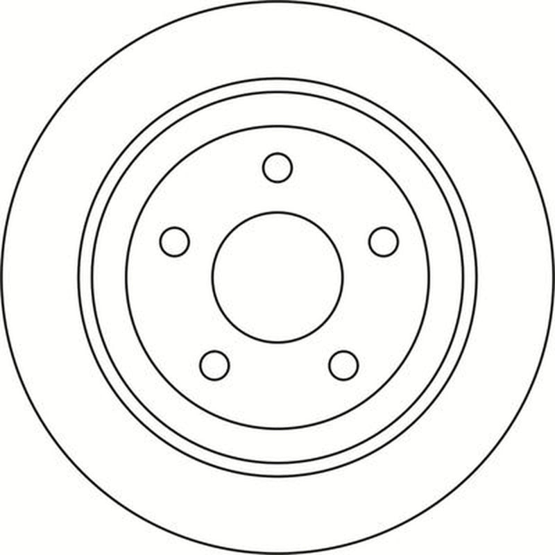 Abtex 2 x Solid Brake Discs fits Ford Puma 2019-2020 1.0 1.5