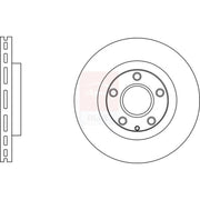 Apec 2 x Vented Front Brake Discs SDK6763-x2