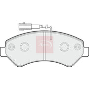 Apec Front Brake Pad Set fits Citroën Relay III 2006-2020 2.2 3.0