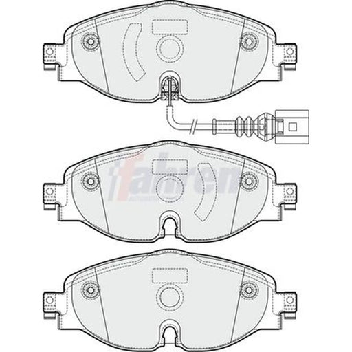 Fahren Front Brake Pad Set FBP3365
