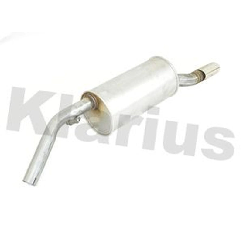 Klarius Box With Tail Pipe Rear fits Peugeot 207 2006-2013 1.6