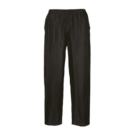 Portwest Classic Rain Trousers - Black - Large (Regular) Portwest - Dynamic Drive