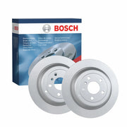 Bosch 2 x Solid Rear Brake Discs 0986479330-x2