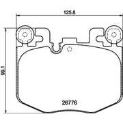Mintex Front Brake Pad Set MDB4359