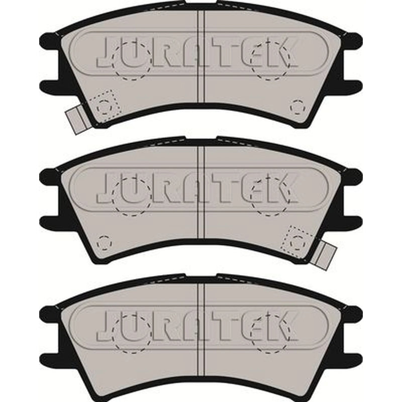 Juratek Front Brake Pad Set fits Hyundai Amica / Atoz 1998-2002 1.0