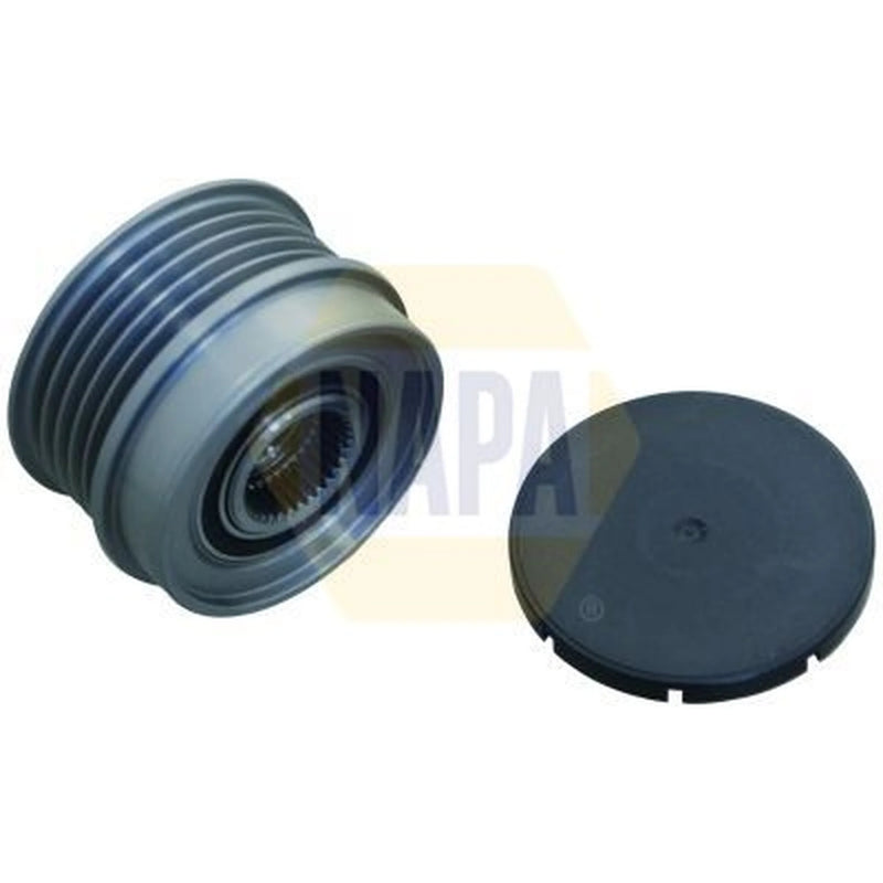NAPA Alternator Overrunning Freewheel Clutch fits Abarth Grande Punto 2007-2010