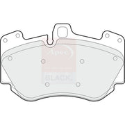 Apec Black Front Brake Pad Set fits Audi A4 B7 2005-2008