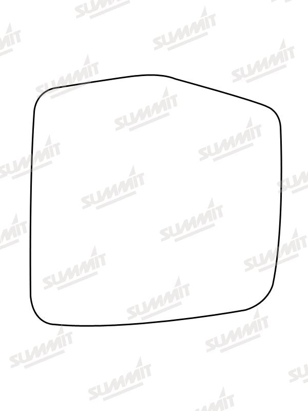 Summit Stick-On Standard Mirror Glass fits Citroen Jumpy RHS Summit - Bars 4 Cars