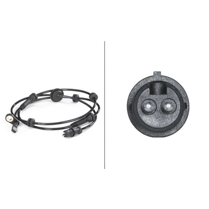 Hella ABS Wheel Speed Sensor Front Right fits Fiat Doblo 2001-2005