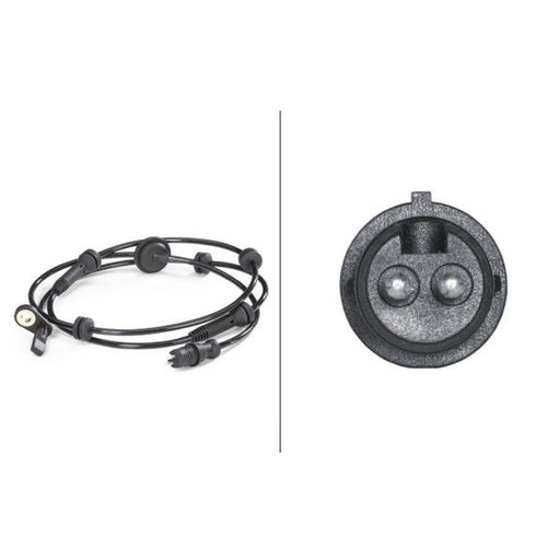 Hella ABS Wheel Speed Sensor Front Right fits Fiat Doblo 2001-2005