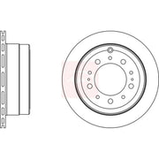 Apec 2 x Vented Brake Discs fits Toyota Land Cruiser Amazon 1998-2007 4.2 4.7